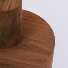 Barrel Walnut - Handmade Wooden Pendant Light