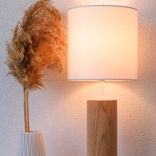 Lina Oak - Handmade Wooden Table Light
