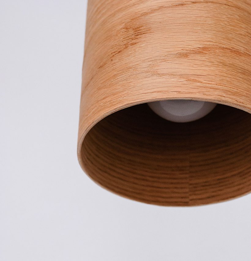 Barrel Oak - Handmade Wooden Pendant Light