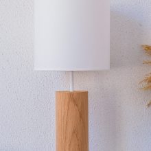 Lina Oak - Handmade Wooden Table Light