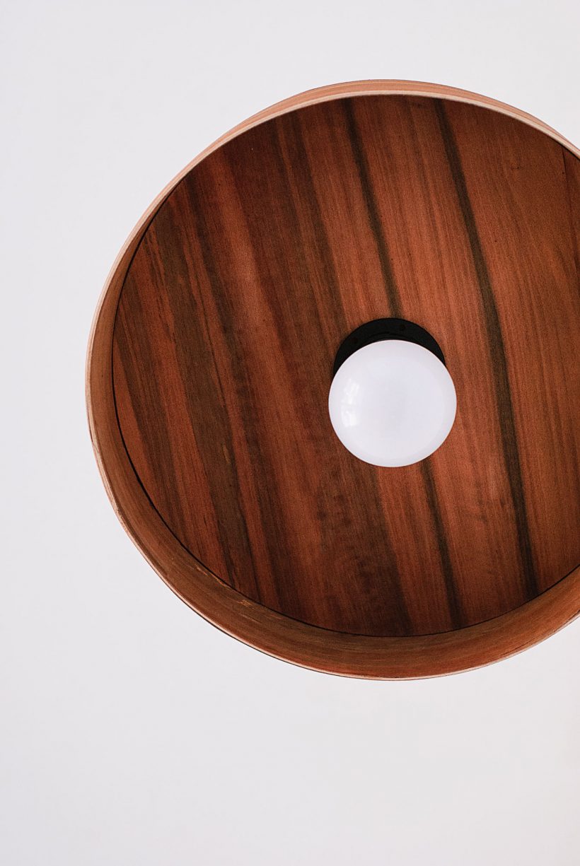 Nora Apple Chile - Handmade Wood Ceiling Light