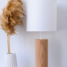 Lina Oak - Handmade Wooden Table Light