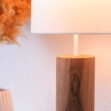 Lina Walnut - Handmade Wooden Table Light