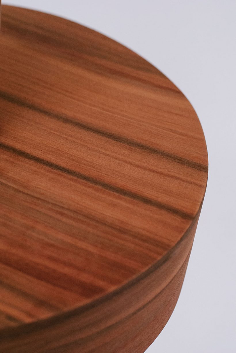 Nora Apple Chile - Handmade Wood Ceiling Light