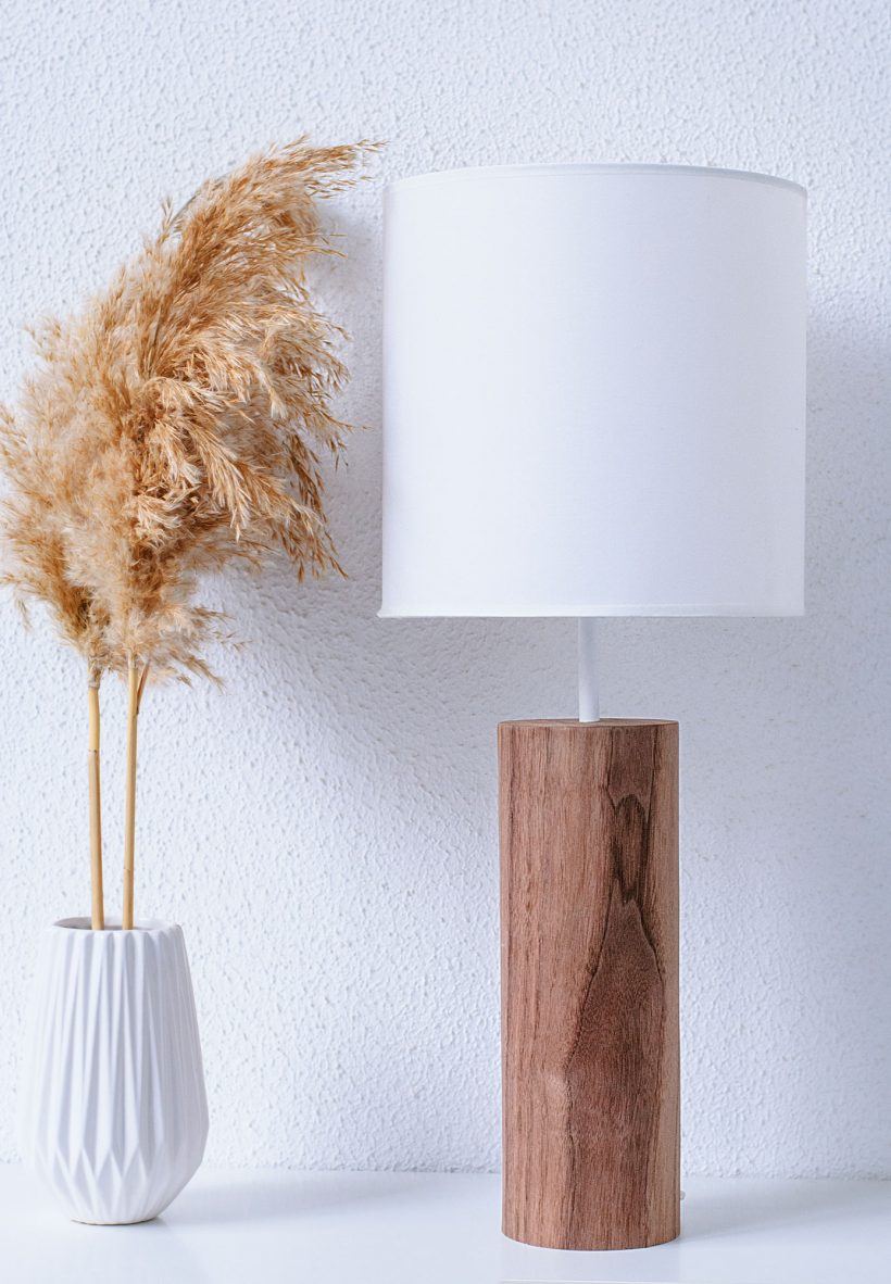 Lina Walnut - Handmade Wooden Table Light