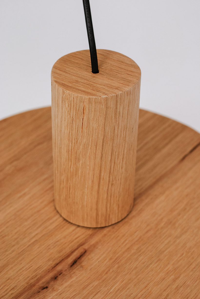 Nora Oak - Χειροποίητο Ξύλινο Φωτιστικό Οροφής