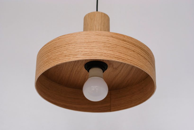 Nora Oak - Χειροποίητο Ξύλινο Φωτιστικό Οροφής