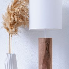 Lina Walnut - Handmade Wooden Table Light