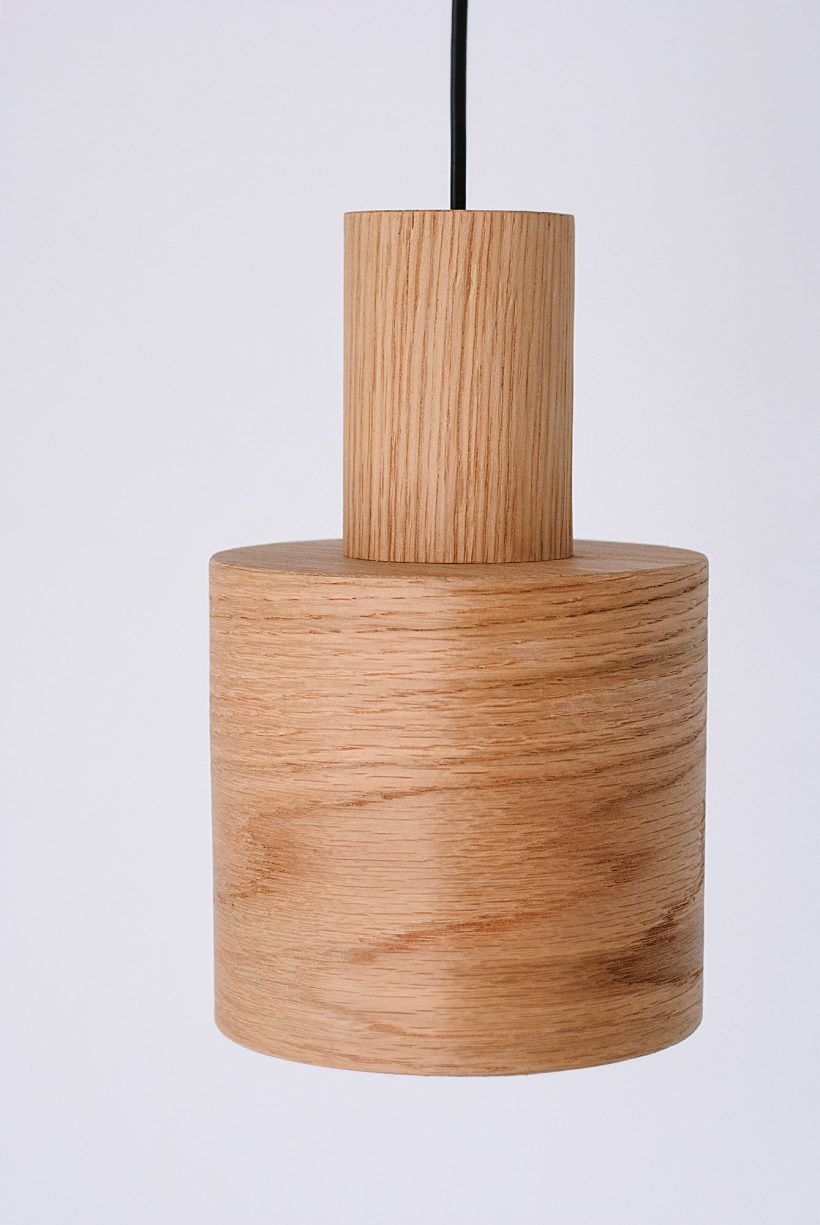 Barrel Oak - Handmade Wooden Pendant Light