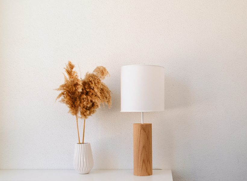 Lina Oak - Χειροποίητο Ξύλινο Επιτραπέζιο Φωτιστικό