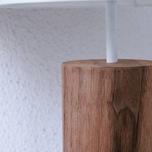 Lina Walnut - Handmade Wooden Table Light