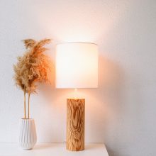 Lina Olive - Handmade Wooden Table Light