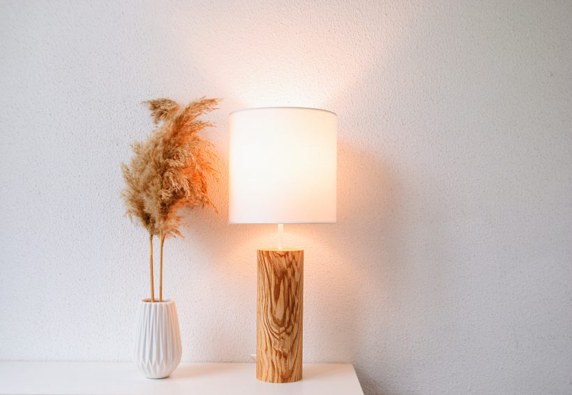 Lina Olive - Handmade Wooden Table Light