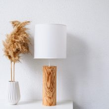 Lina Olive - Handmade Wooden Table Light