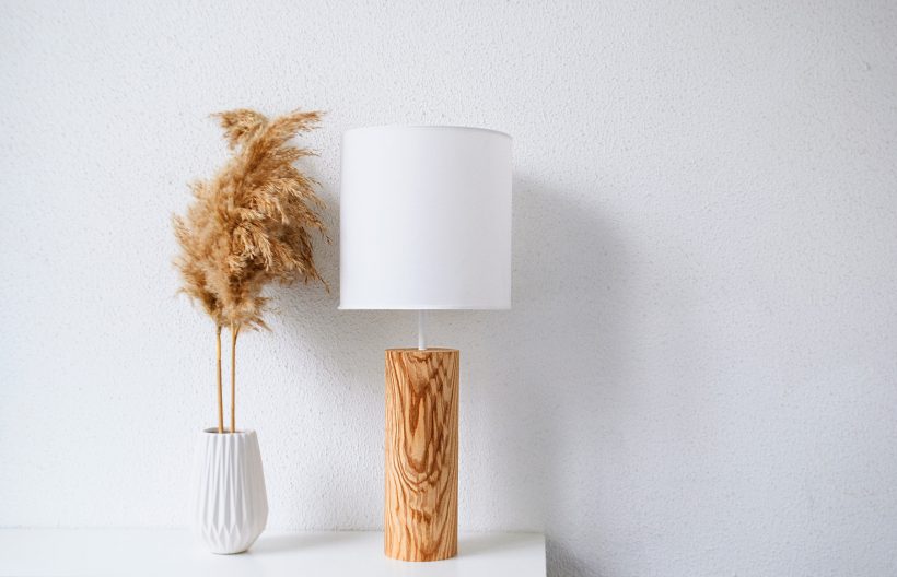 Lina Olive - Handmade Wooden Table Light