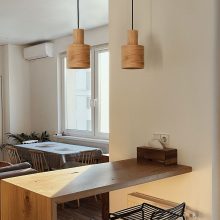 Barrel Oak - Handmade Wooden Pendant Light