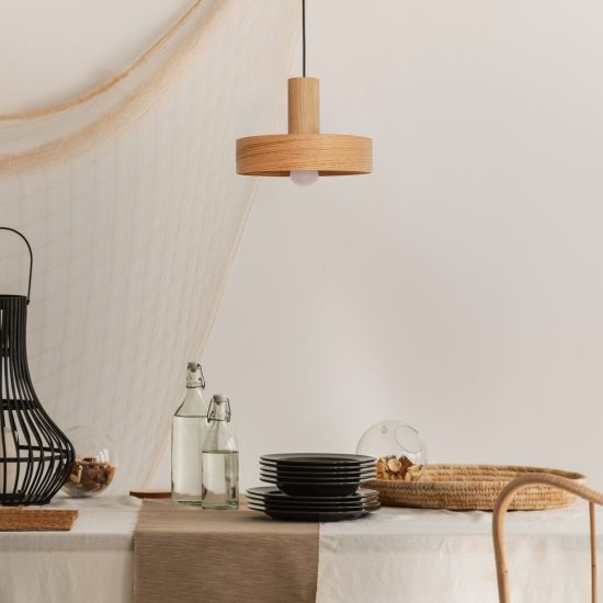 Nora Oak - Handmade Wooden Light