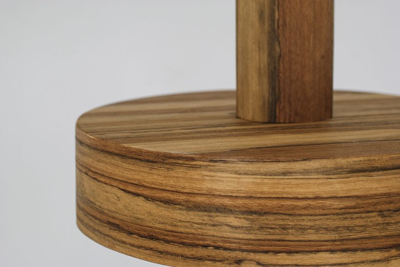 Nora Walnut Brazil - Handmade Wood Ceiling Light