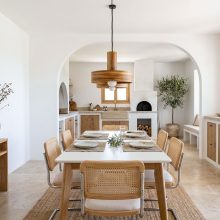 Nora Walnut Brazil - Handmade Wood Ceiling Light