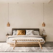 Barrel Zebrano - Handmade Wooden Pendant Light