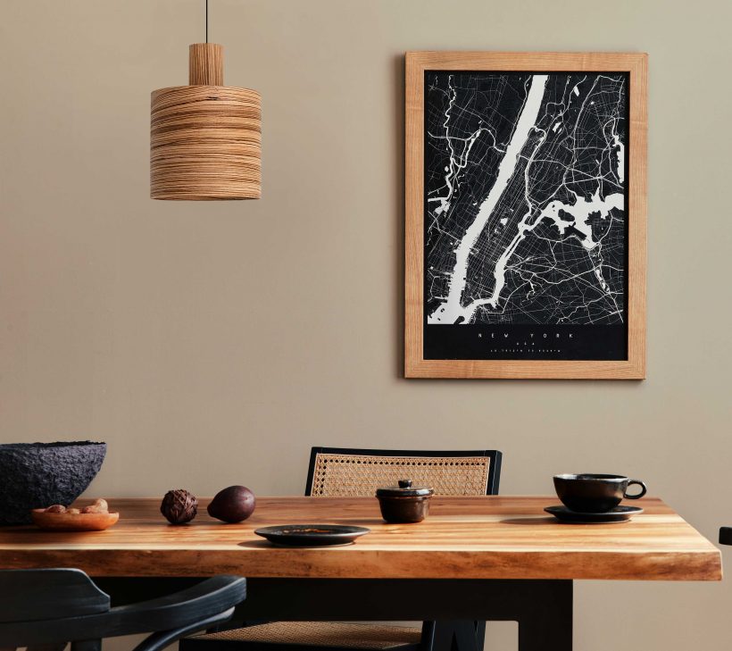 Barrel Zebrano - Handmade Wooden Pendant Light