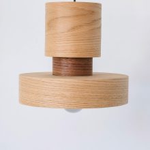 Japa Oak - Handmade Wood Ceiling Light