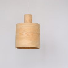 Barrel Ash - Handmade Wooden Pendant Light