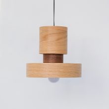 Japa Oak - Handmade Wood Ceiling Light