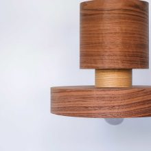 Japa Walnut - Handmade Wood Ceiling Light