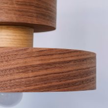 Japa Walnut - Handmade Wood Ceiling Light