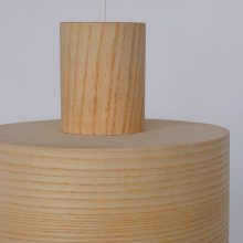 Barrel Ash - Handmade Wooden Pendant Light