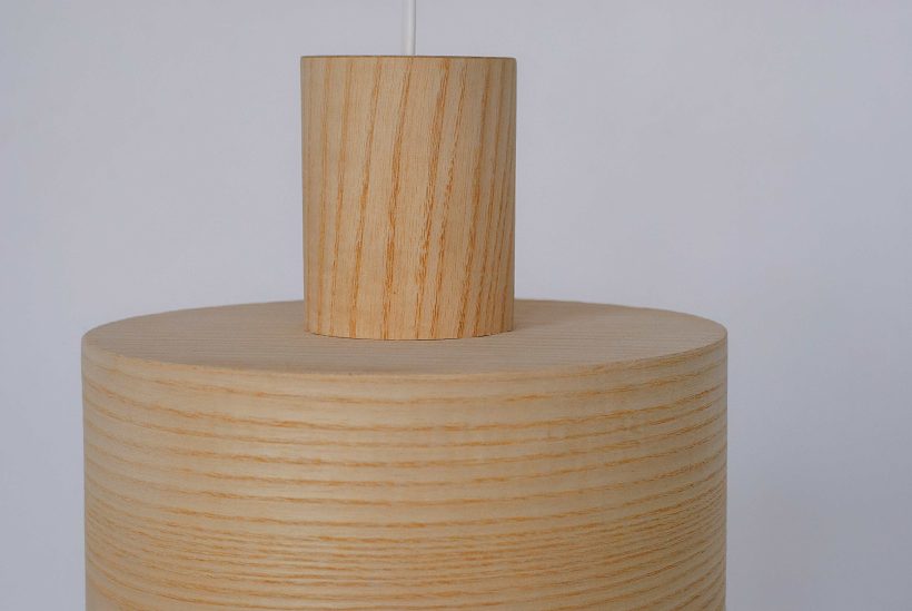 Barrel Ash - Handmade Wooden Pendant Light