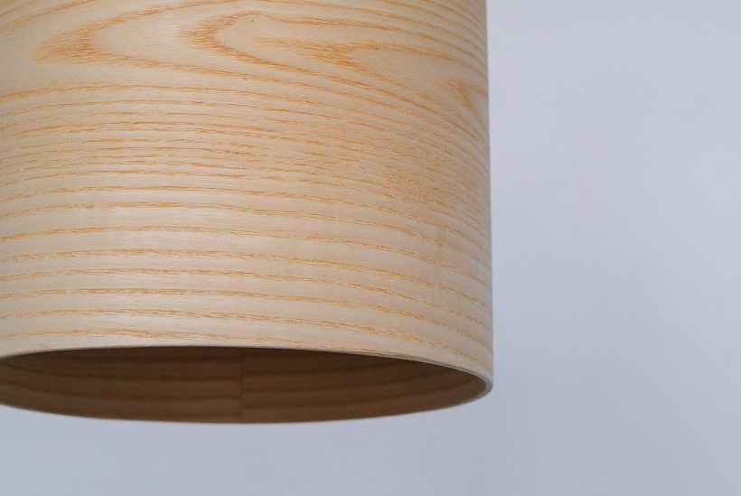 Barrel Ash - Handmade Wooden Pendant Light