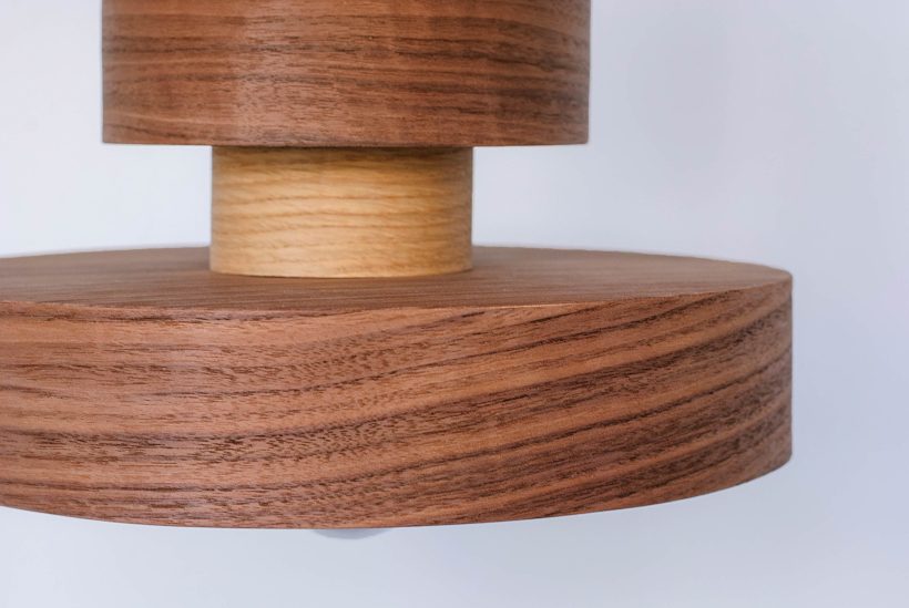 Japa Walnut - Handmade Wood Ceiling Light