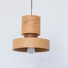 Japa Oak - Handmade Wood Ceiling Light