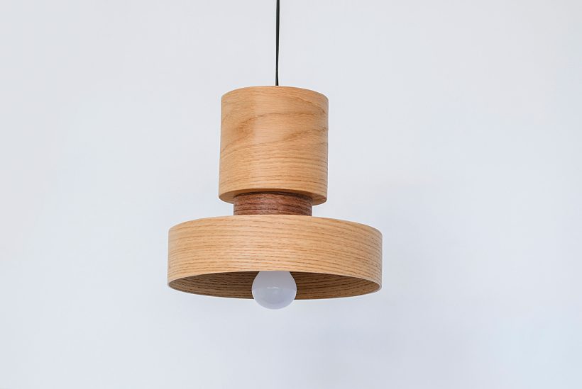 Japa Oak - Handmade Wood Ceiling Light