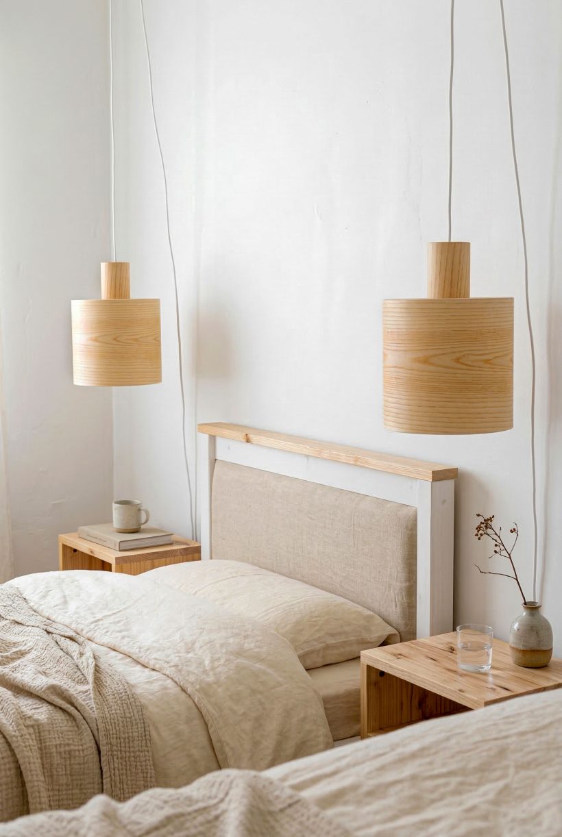 Barrel Ash - Handmade Wooden Pendant Light
