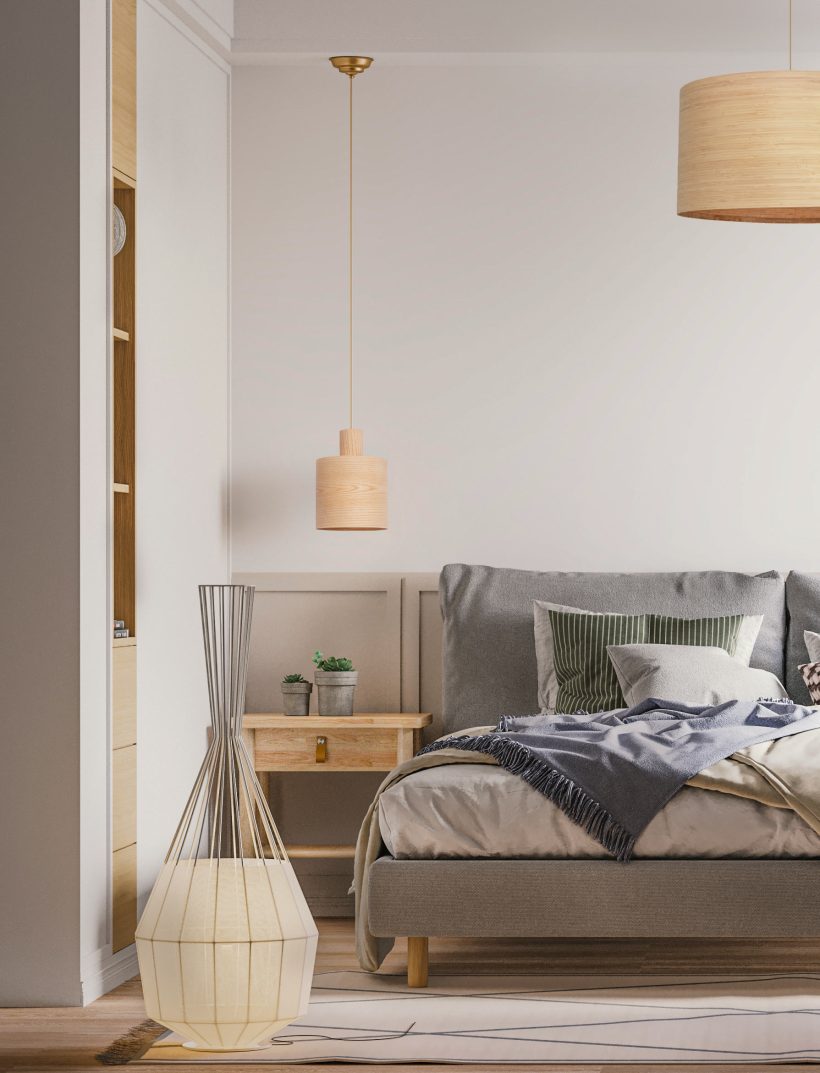 Barrel Ash - Handmade Wooden Pendant Light