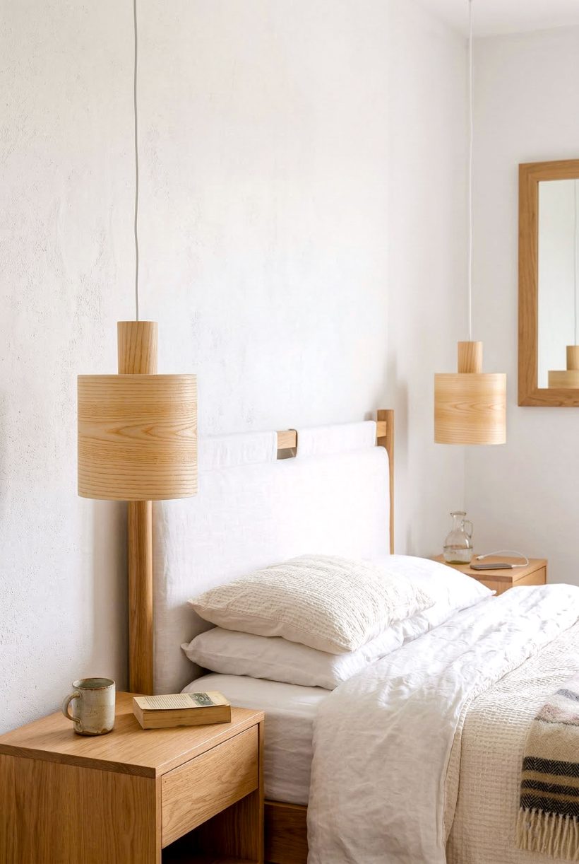 Barrel Ash - Handmade Wooden Pendant Light