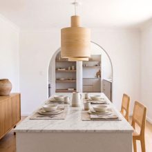 Barrel Ash - Handmade Wooden Pendant Light