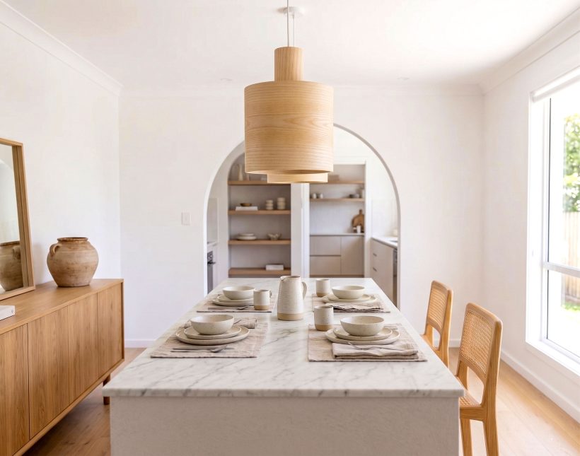 Barrel Ash - Handmade Wooden Pendant Light
