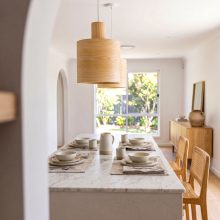Barrel Ash - Handmade Wooden Pendant Light