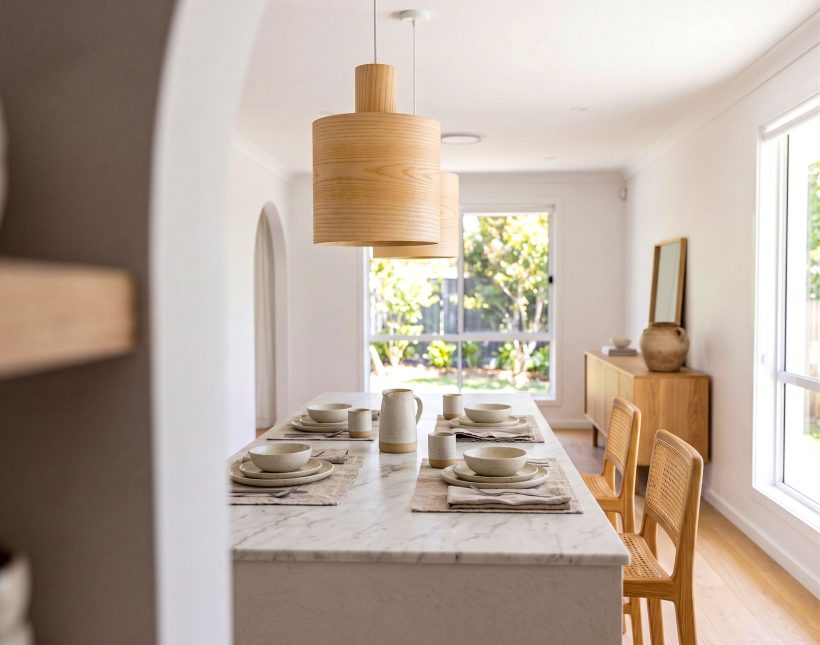 Barrel Ash - Handmade Wooden Pendant Light