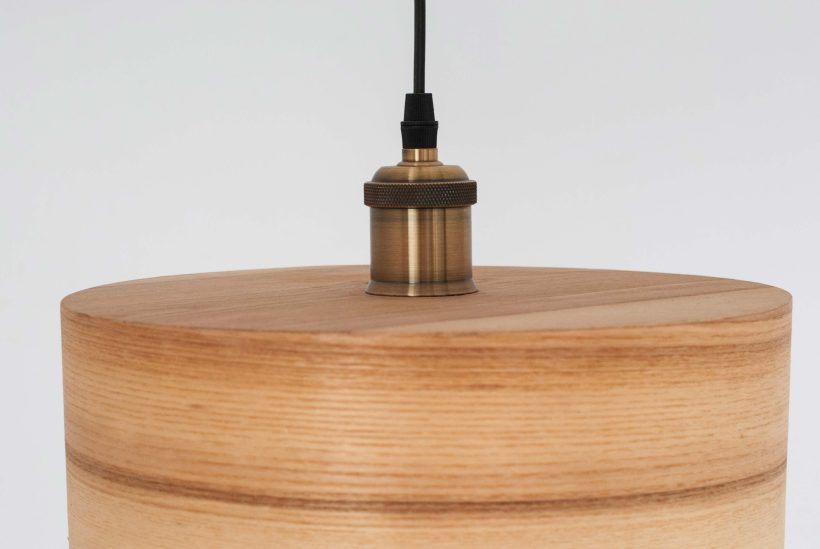 Nora Olivie Vintage - Handmade Wood Ceiling Light