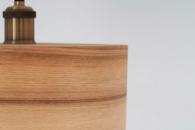 Nora Olivie Vintage - Handmade Wood Ceiling Light