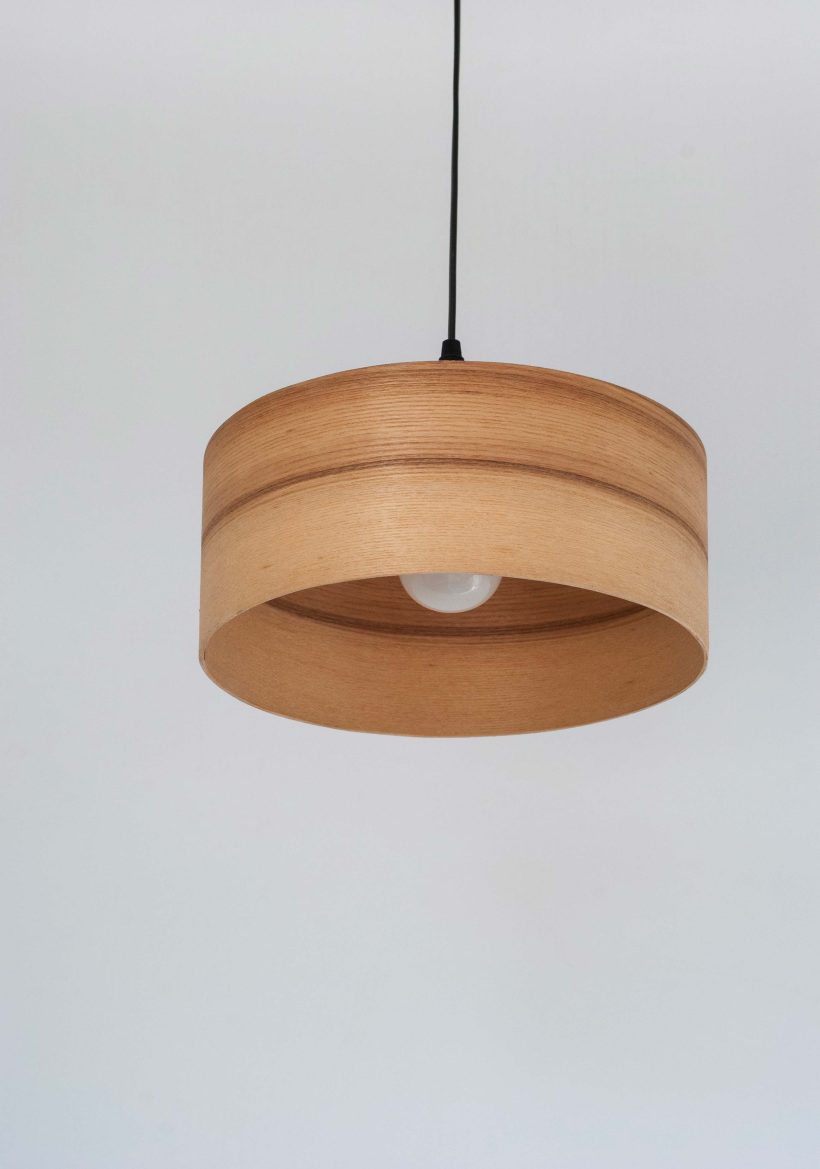 Nora Olivie Vintage - Handmade Wood Ceiling Light