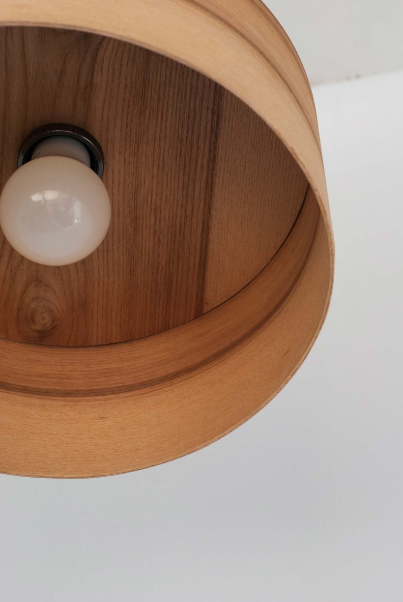 Nora Olivie Vintage - Handmade Wood Ceiling Light