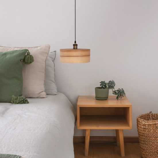 Nora Olivie Vintage - Handmade Wood Ceiling Light