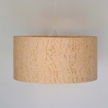Spiral Pommele - Handmade Wooden Ceiling Light