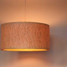 Spiral Pommele - Handmade Wooden Ceiling Light